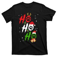 Ho Ho Ho Paw Christmas Funny Dog Lover Gifts For Xmas T-Shirt