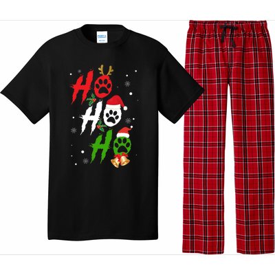 Ho Ho Ho Paw Christmas Funny Dog Lover Gifts For Xmas Pajama Set