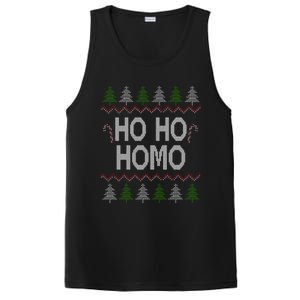 Ho Ho Ho Homo Homosexual Lgbt Ugly Christmas Gift PosiCharge Competitor Tank