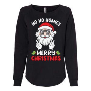 Ho Ho Homies Merry Christmas Cool Santa Claus Christmas Love Gift Womens California Wash Sweatshirt