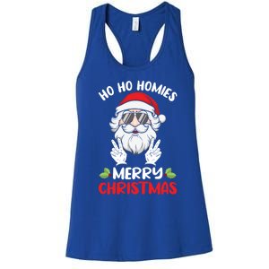 Ho Ho Homies Merry Christmas Cool Santa Claus Christmas Love Gift Women's Racerback Tank