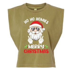 Ho Ho Homies Merry Christmas Cool Santa Claus Christmas Love Gift Garment-Dyed Women's Muscle Tee