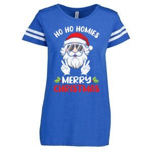 Ho Ho Homies Merry Christmas Cool Santa Claus Christmas Love Gift Enza Ladies Jersey Football T-Shirt