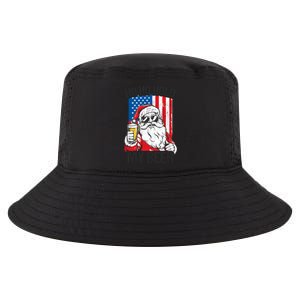 Ho Ho Hold My Beer Santa Beer Christmas In July Gift Cool Comfort Performance Bucket Hat