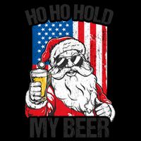 Ho Ho Hold My Beer Santa Beer Christmas In July Gift Bucket Hat