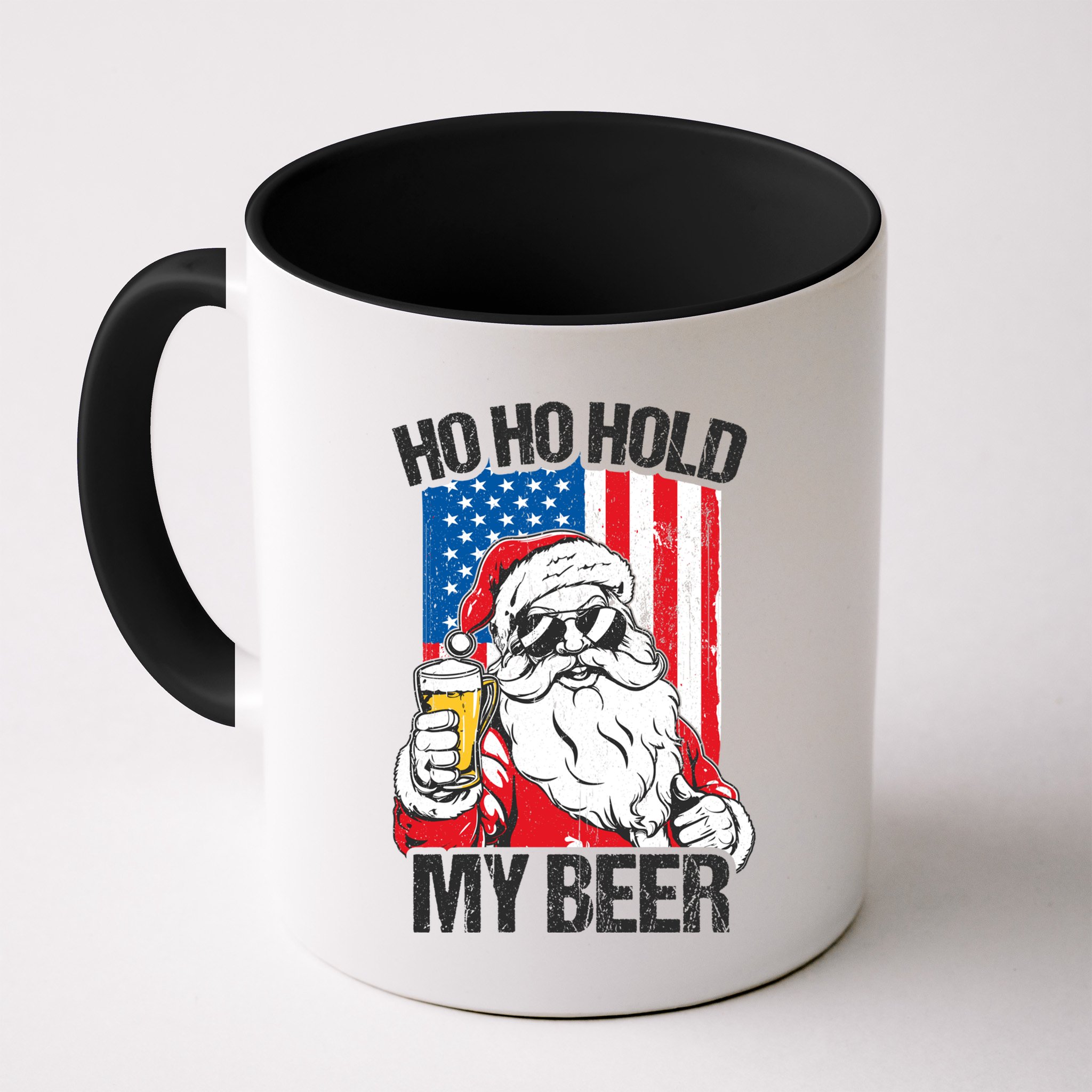 Ho Ho Hold My Beer Santa Beer Christmas In July Gift Mug