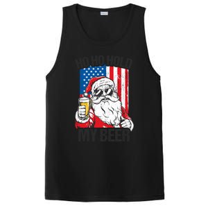 Ho Ho Hold My Beer Santa Beer Christmas In July Gift PosiCharge Competitor Tank