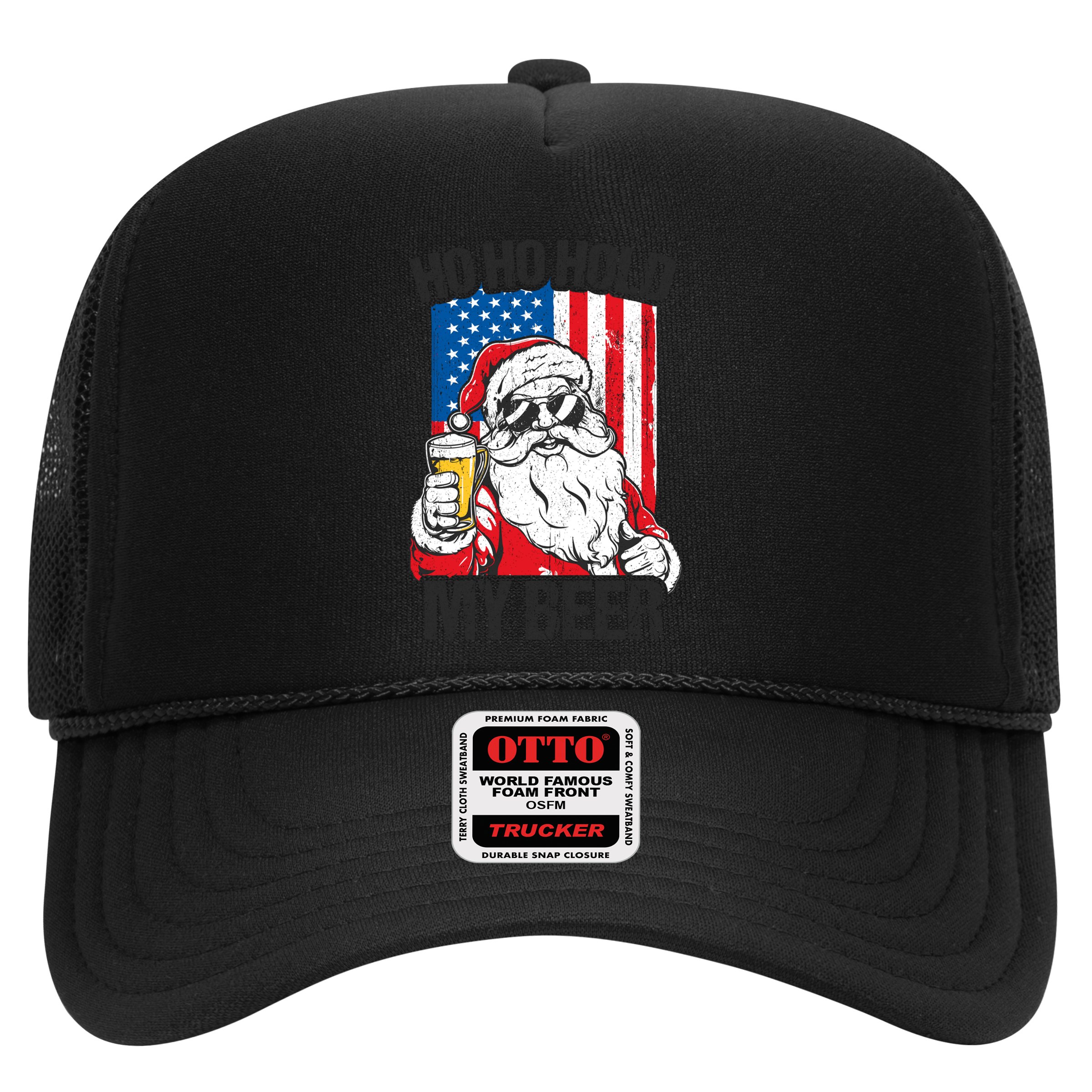 Ho Ho Hold My Beer Santa Beer Christmas In July Gift Hat