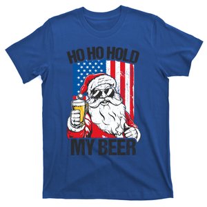 Ho Ho Hold My Beer Santa Beer Christmas In July Gift T-Shirt