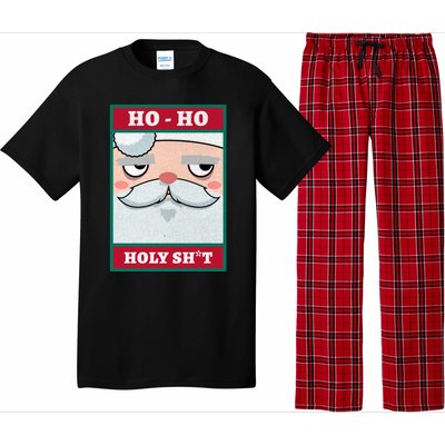 Ho Ho Holy Shit Funny Christmas Santa Claus Vintage Xmas Gift Pajama Set