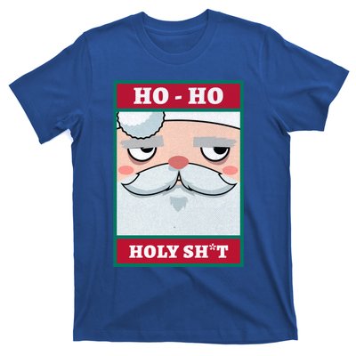 Ho Ho Holy Shit Funny Christmas Santa Claus Vintage Xmas Gift T-Shirt