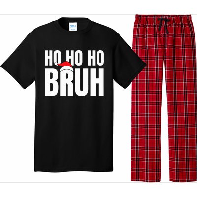 Ho Ho Ho Bruh Funny Christmas Holiday  Pajama Set