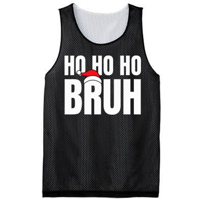 Ho Ho Ho Bruh Funny Christmas Holiday  Mesh Reversible Basketball Jersey Tank