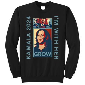 Hope Hate Heal Grow Kamala Harris 2024 Im With Her Sweatshirt