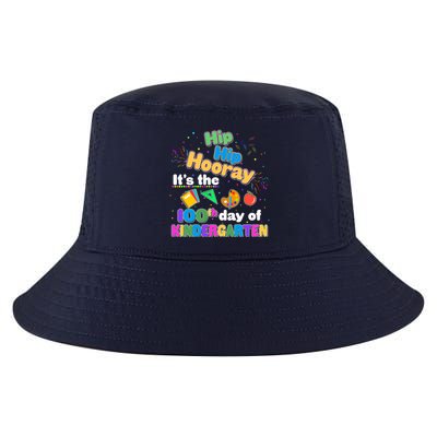 Hip Hip Hooray It's The 100th Day Of Kindergarten Cool Comfort Performance Bucket Hat