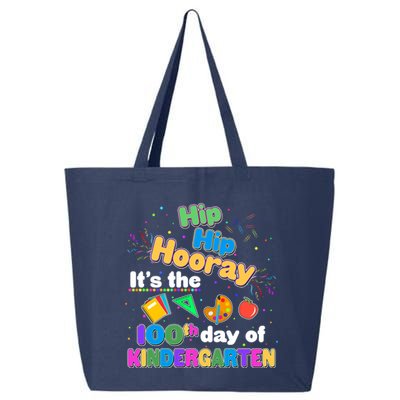 Hip Hip Hooray It's The 100th Day Of Kindergarten 25L Jumbo Tote
