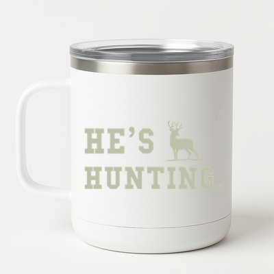 HeS Hunting 12 oz Stainless Steel Tumbler Cup