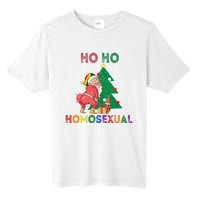 Ho Ho Ho Sexual Gay Santa LGBT Pride Rainbow Christmas Xmas Holiday Tall Fusion ChromaSoft Performance T-Shirt