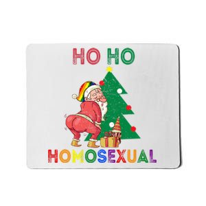 Ho Ho Ho Sexual Gay Santa LGBT Pride Rainbow Christmas Xmas Holiday Mousepad