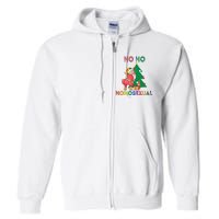 Ho Ho Ho Sexual Gay Santa LGBT Pride Rainbow Christmas Xmas Holiday Full Zip Hoodie