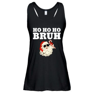 Ho Ho Ho Bruh Funny Christmas Santa Ladies Essential Flowy Tank