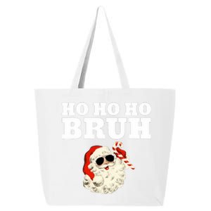 Ho Ho Ho Bruh Funny Christmas Santa 25L Jumbo Tote