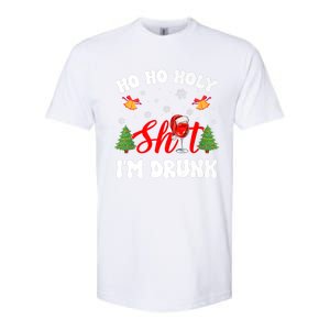 Ho Ho Holy Shit IM Drunk Christmas Funny Er Gift Funny Gift Softstyle CVC T-Shirt