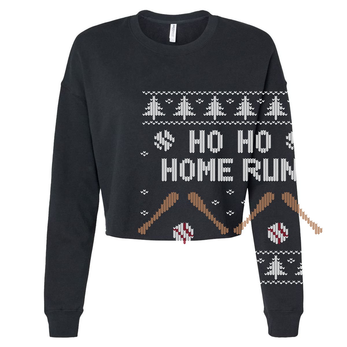 Ho Ho HOME Run Funny Ugly Christmas Baseball lover 11oz C Handle Ceramic Mug