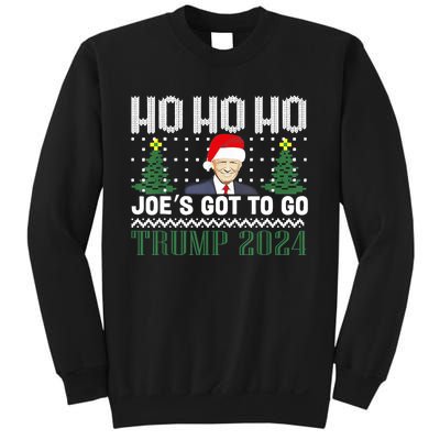 Ho Ho Ho JoeS Got To Go Trump 2024 Ugly Sweater Christmas Sweatshirt