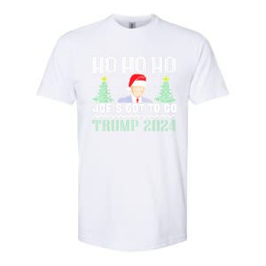 Ho Ho Ho JoeS Got To Go Trump 2024 Ugly Sweater Christmas Softstyle CVC T-Shirt