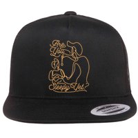 Hypnotizing Hypnosis Hypnotist Hypnotic Spiral Lover Flat Bill Trucker Hat