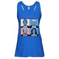 Hope Hate Heal Grow Political Leaders Ladies Essential Flowy Tank