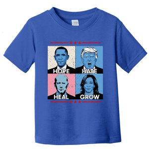 Hope Hate Heal Grow Political Leaders Toddler T-Shirt