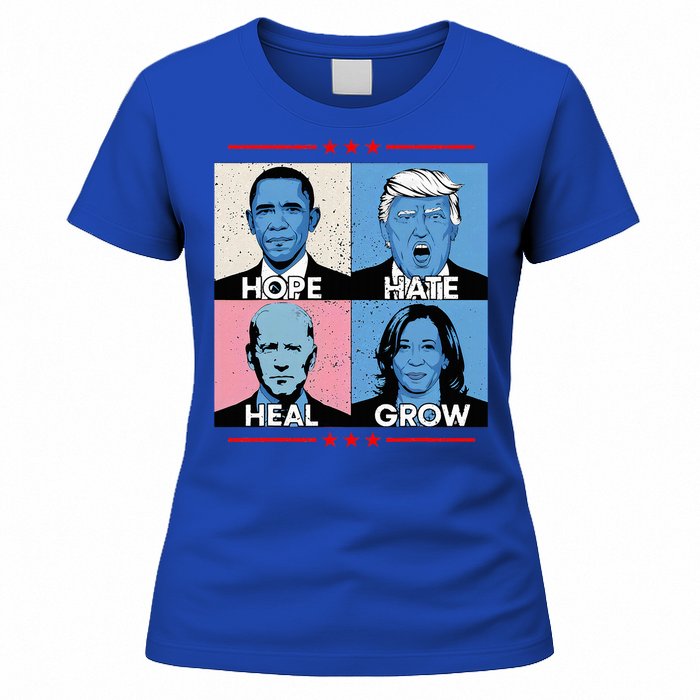 Hope Hate Heal Grow Political Leaders Women's T-Shirt