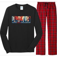 Hope Hate Heal Grow Vote Kamala 2024 Long Sleeve Pajama Set