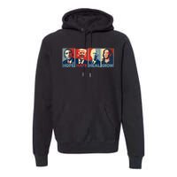 Hope Hate Heal Grow Vote Kamala 2024 Premium Hoodie