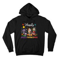 Happy Hallothanksmas Halloween Coffee Latte Thanksgiving Hoodie