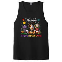 Happy Hallothanksmas Halloween Coffee Latte Thanksgiving PosiCharge Competitor Tank