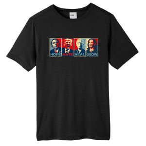 Hope Hate Heal Grow Vote Kamala 2024 Tall Fusion ChromaSoft Performance T-Shirt