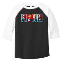 Hope Hate Heal Grow Vote Kamala 2024 Toddler Fine Jersey T-Shirt