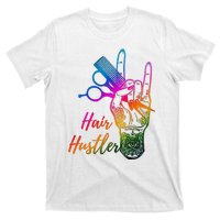 Hair Hustler Hair Stylist Hairdresser Barber Retro T-Shirt