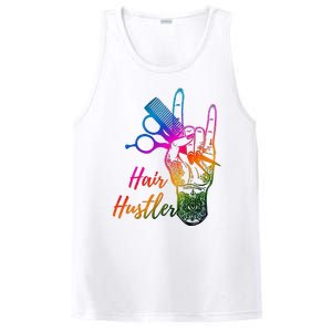 Hair Hustler Hair Stylist Hairdresser Barber Retro PosiCharge Competitor Tank