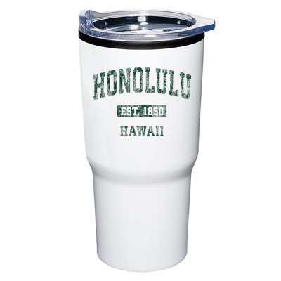 Honolulu Hawaii Hi Vintage Athletic Sports Design Tumbler