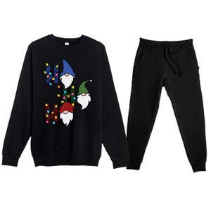 Ho Ho Ho Gnome Jolly Christmas Premium Crewneck Sweatsuit Set