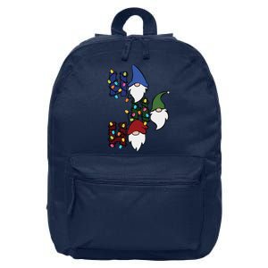 Ho Ho Ho Gnome Jolly Christmas 16 in Basic Backpack