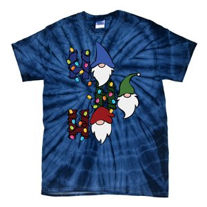 Ho Ho Ho Gnome Jolly Christmas Tie-Dye T-Shirt