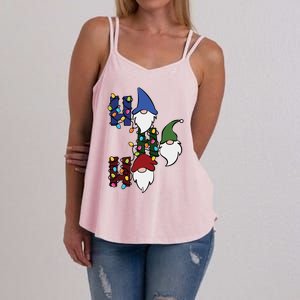 Ho Ho Ho Gnome Jolly Christmas Women's Strappy Tank