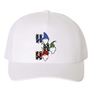 Ho Ho Ho Gnome Jolly Christmas Yupoong Adult 5-Panel Trucker Hat