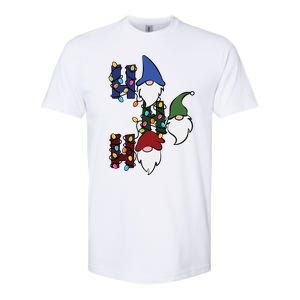 Ho Ho Ho Gnome Jolly Christmas Softstyle CVC T-Shirt