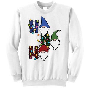 Ho Ho Ho Gnome Jolly Christmas Sweatshirt